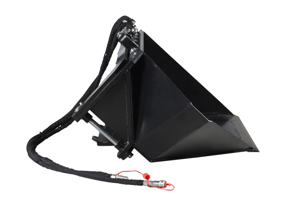 Ducar Godet basculant 45", 130L, pour chariot à conducteur porté DUESOSKID-30 (Disponible décembre 2025) DUABKSKID-TILT