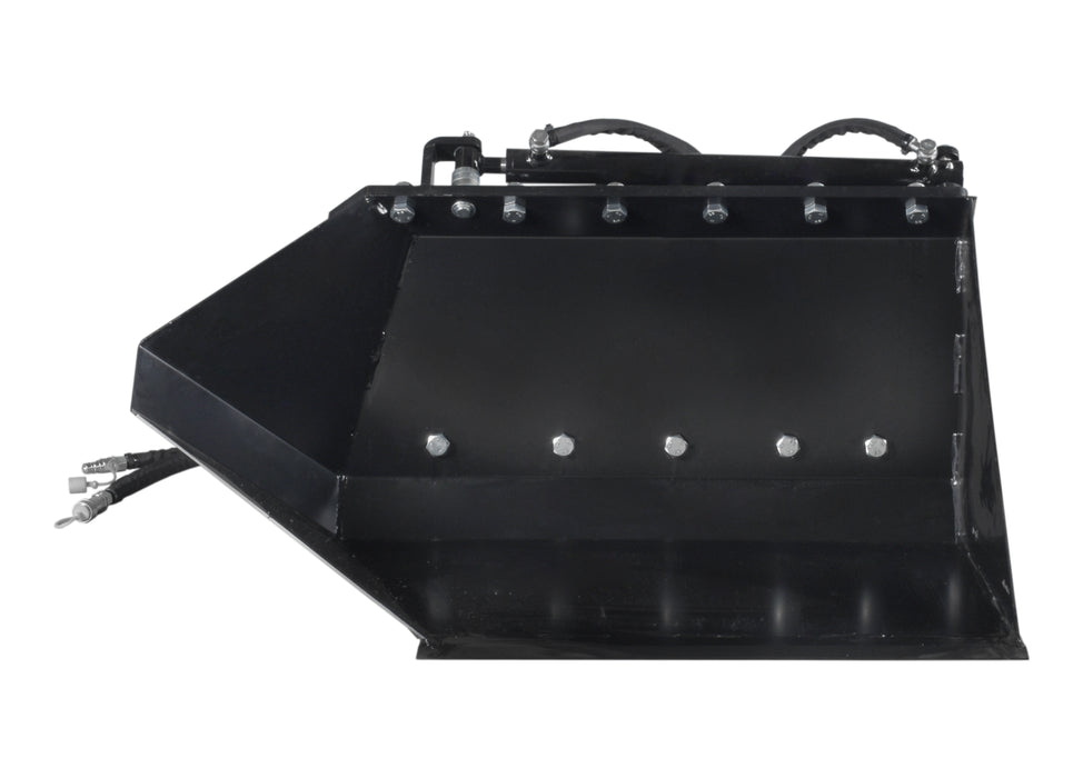 Ducar Godet basculant 45", 130L, pour chariot à conducteur porté DUESOSKID-30 (Disponible décembre 2025) DUABKSKID-TILT