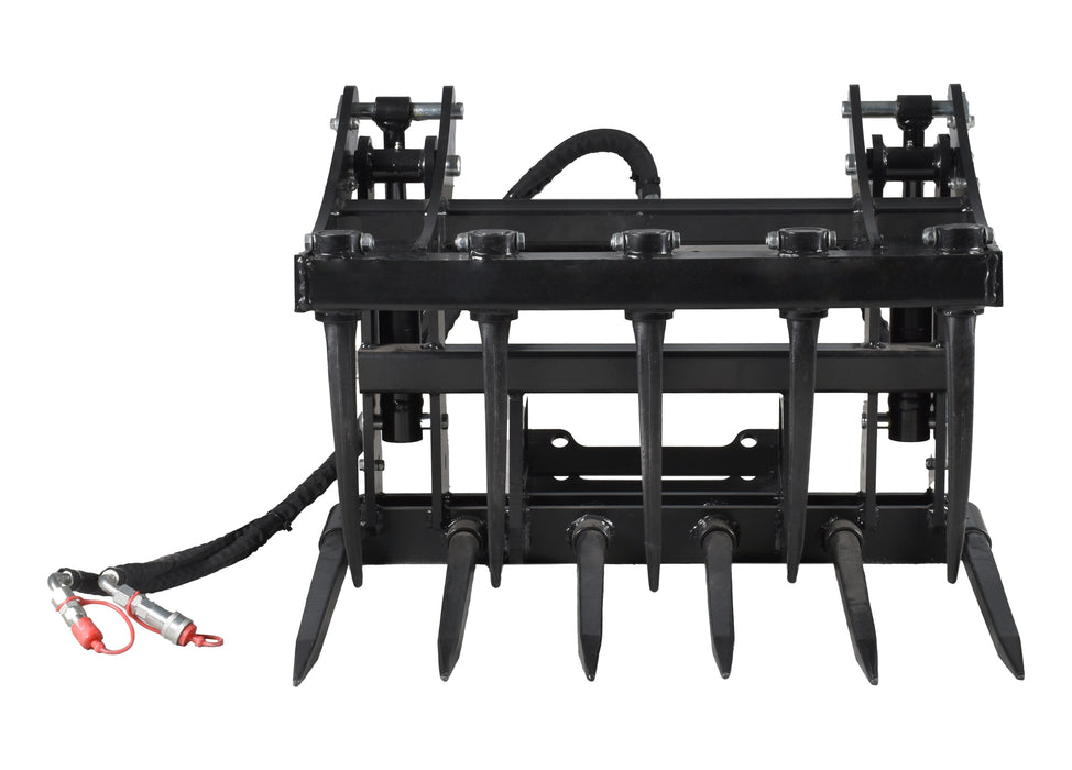 Ducar Godet grappin 30", avec plaque de montage, pour chargeuse compacte sur chenilles à poste debout DUESOSKID-30 DUAGBKSKID-TH