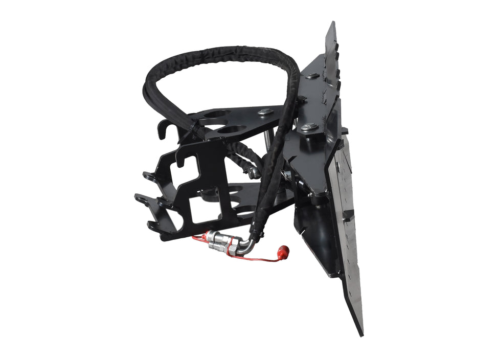 Ducar Lame de chasse-neige 63 po avec extension pour chariot télescopique à poste debout DUESOSKID-30 DUASKID-BL
