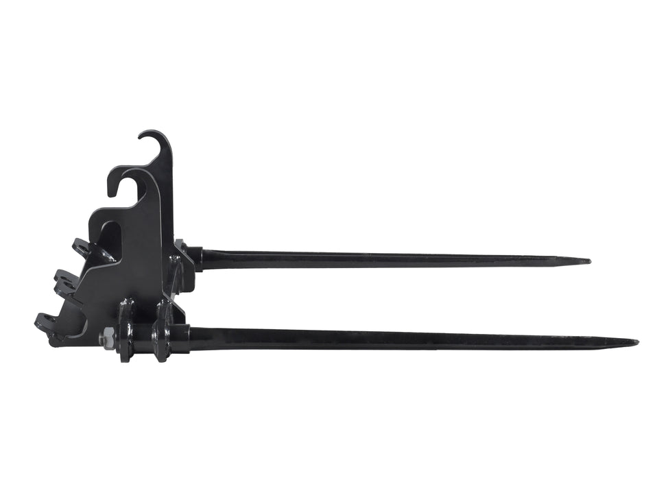 Ducar Fourche à balles 20" x 32" pour chariot télescopique à poste debout DUESOSKID-30 DUASKID-SPEAR