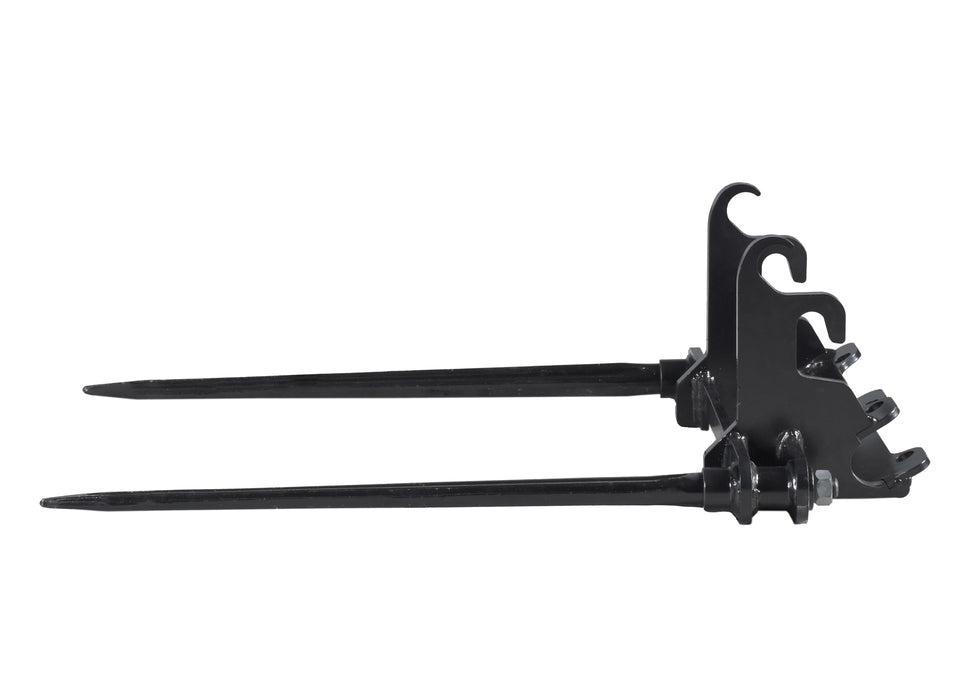 Ducar Fourche à balles 20" x 32" pour chariot télescopique à poste debout DUESOSKID-30 DUASKID-SPEAR