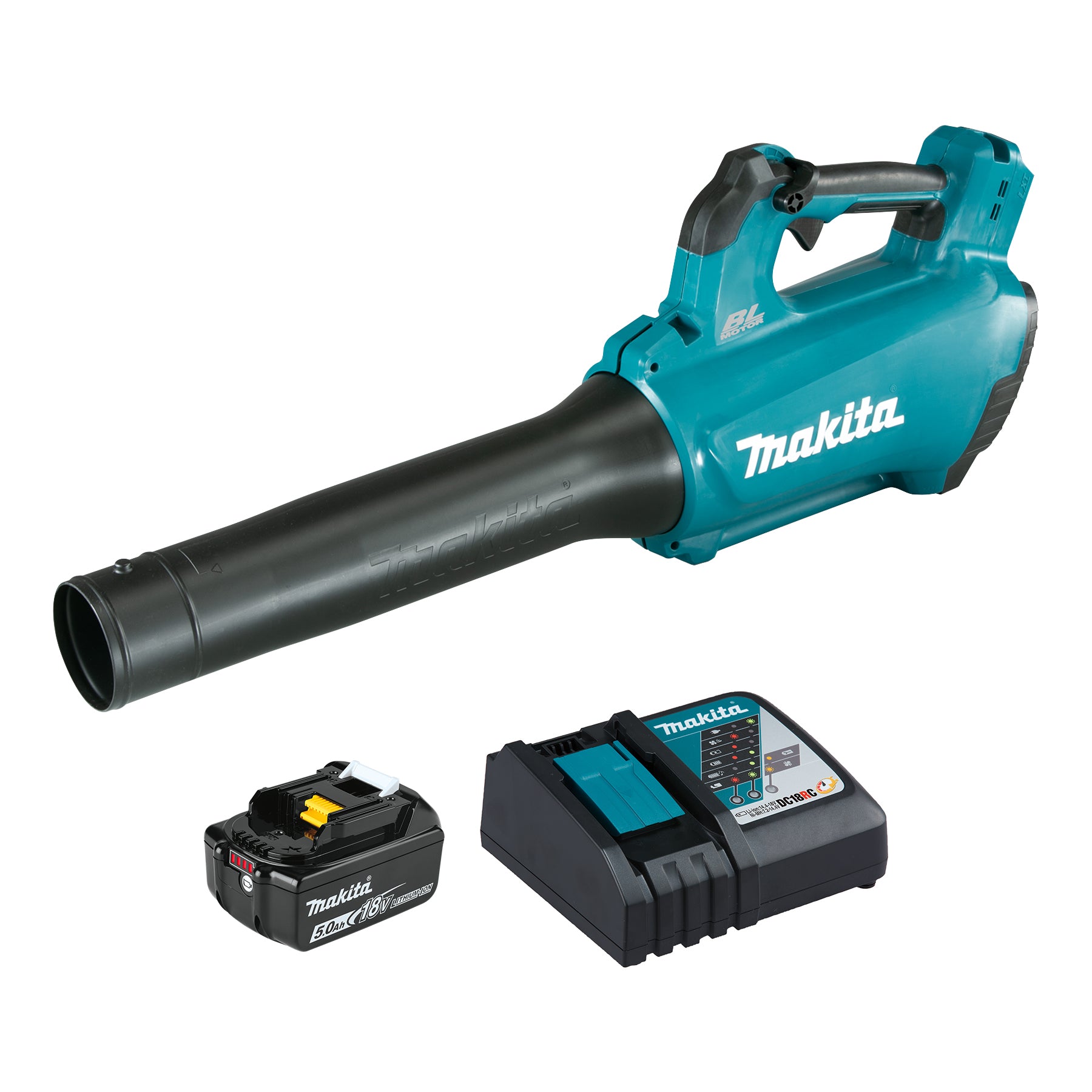Makita 18V LXT Brushless 459 CFM Blower, 5.0Ah x1Kit DUB184RT