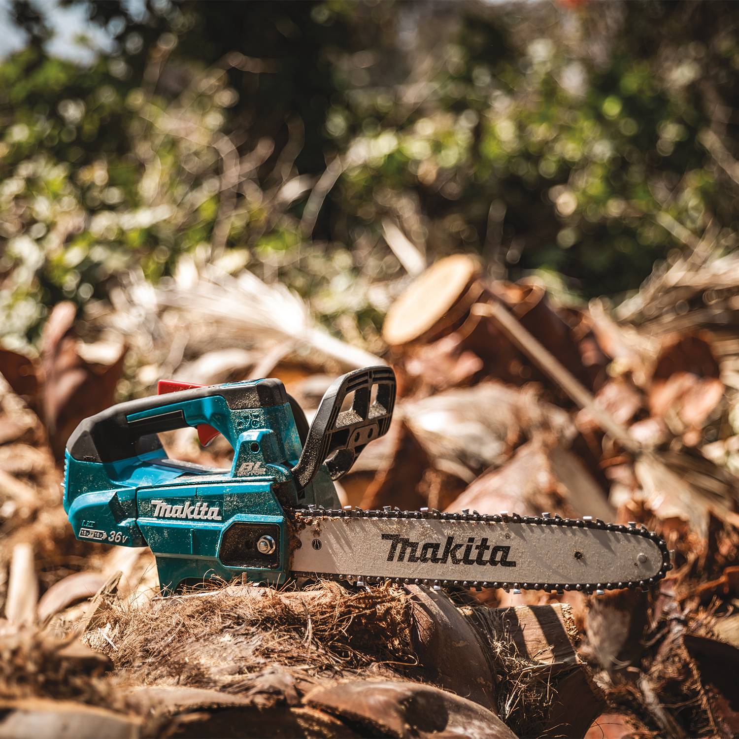 Makita 36V(18Vx2) LXT Brushless 14" Top Handle Chainsaw, Tool Only DUC356Z
