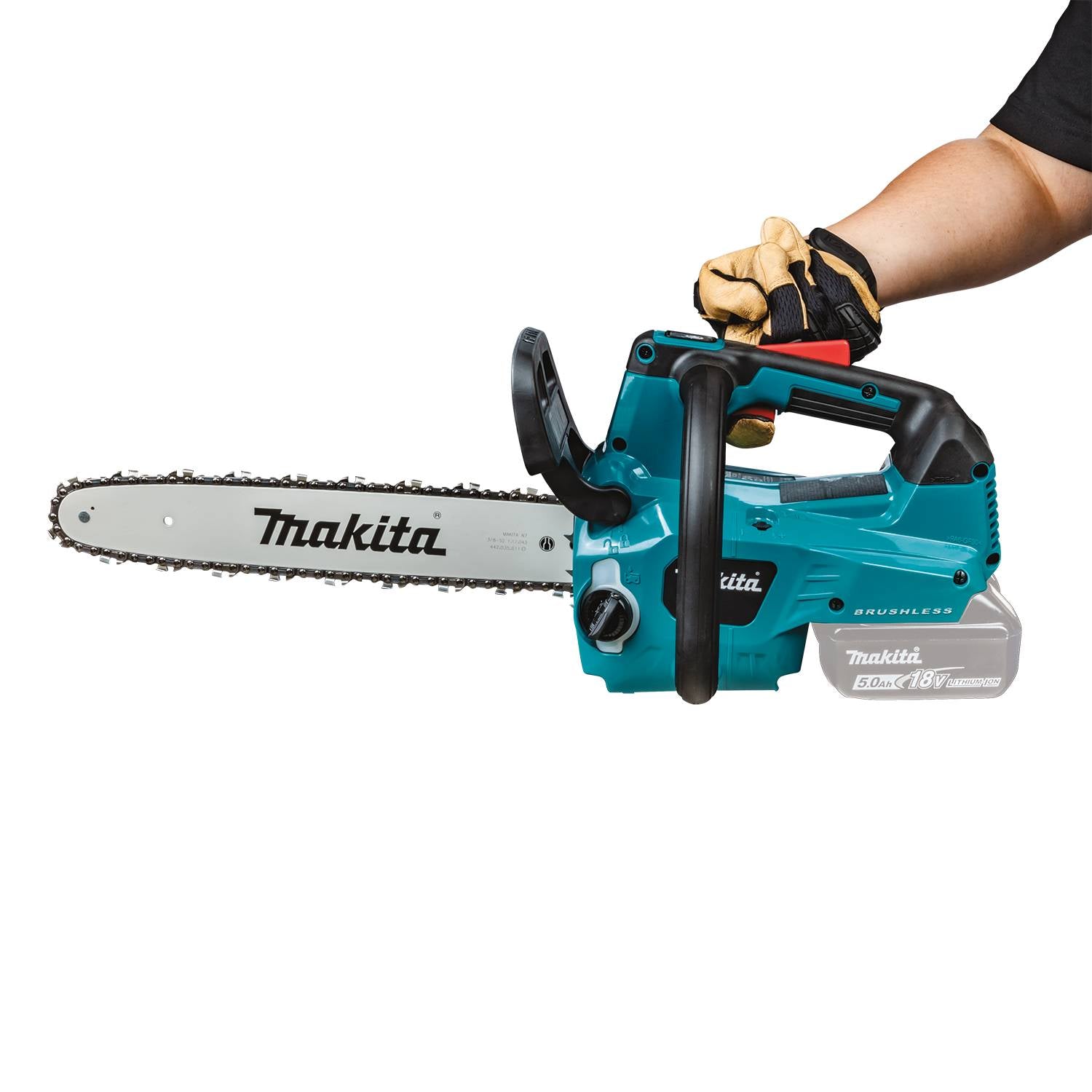 Makita 36V(18Vx2) LXT Brushless 14" Top Handle Chainsaw, Tool Only DUC356Z