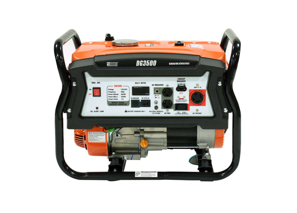 Ducar Génératrice 3500W, 7 CV, essence DUEDG3500
