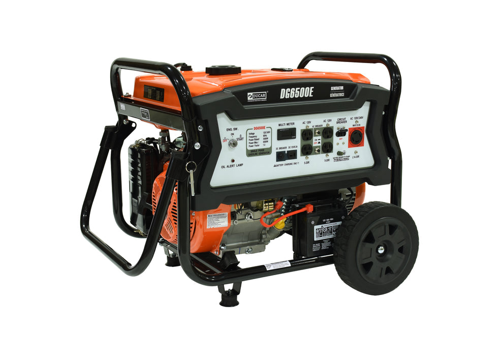 Ducar Génératrice 6500W, 15 CV, essence DUEDG6500