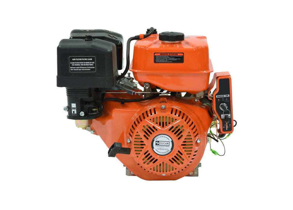 Ducar Moteur 4 temps, 15 CV avec démarrage électrique DUEDJ190F-D