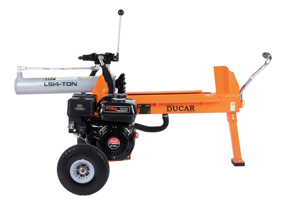 Ducar Fendeuse à bûches 14 tonnes, essence, 7 CV DUELS14T