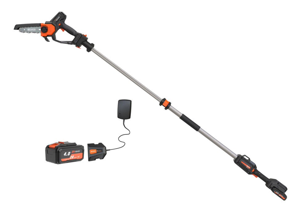 Ducar Ébrancheuse sur perche électrique 20V-4Ah DUEPTP-20V-4AH