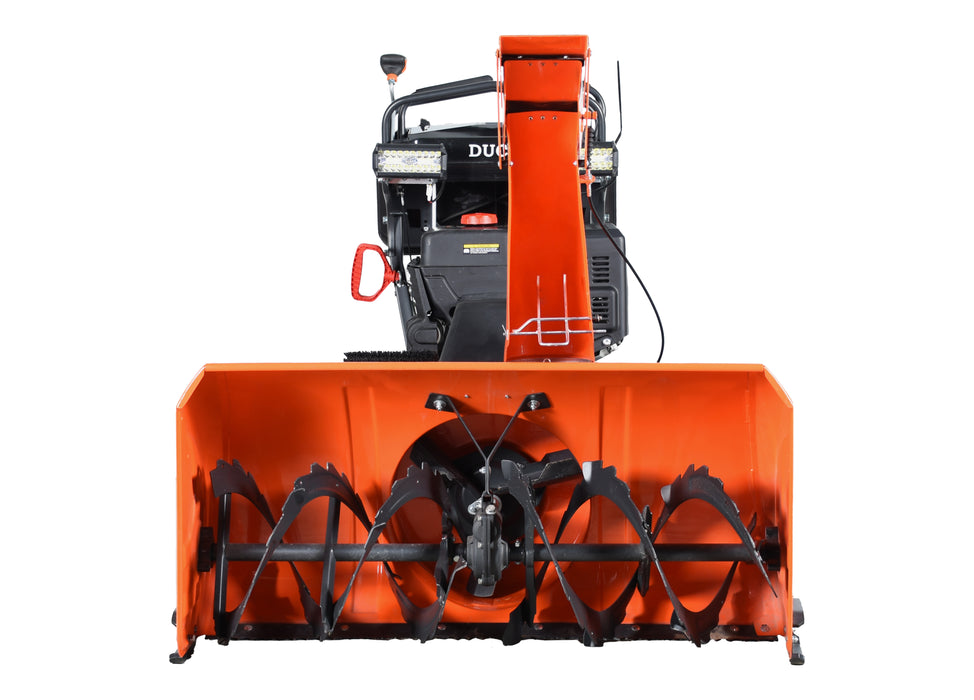 Ducar Souffleuse à neige sur plateforme, 42", 420 cc, chenilles, démarrage électrique 12V, éclairage LED (Disponible juin 2026) DUESBSO1542T