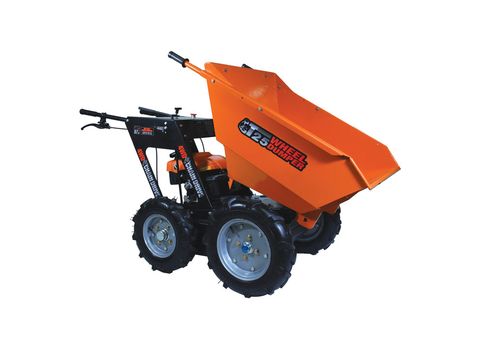 Ducar Brouette motorisée 4x4, capacité 250 kg (551 lb) DUEWBT25