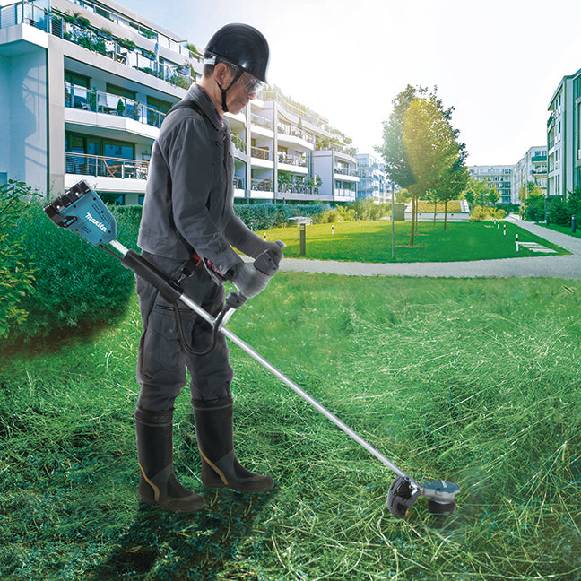 Makita 36V(18Vx2) LXT BL 15" Line Trimmer, 5.0Ah x4Kit DUR368LPT4