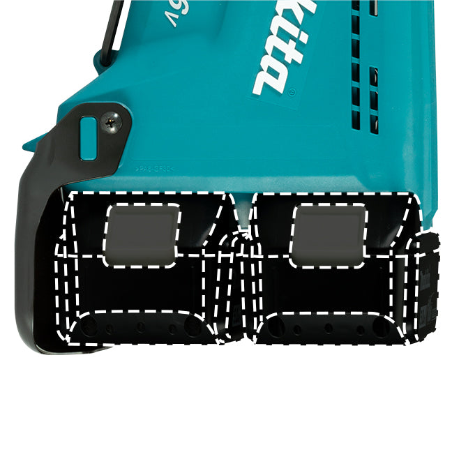 Makita 36V(18Vx2) LXT BL 15" Line Trimmer, 5.0Ah x4Kit DUR368LPT4