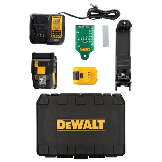 Dewalt 12V MAX* 5 Spot + Cross Line Green Laser DW0825LG