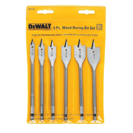 Dewalt Spade Bit Set (6 pc.) DW1587