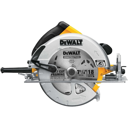 DeWalt Scie circulaire légère 7‑1/4 po avec sac de chantier (outil seul) DWE575SB