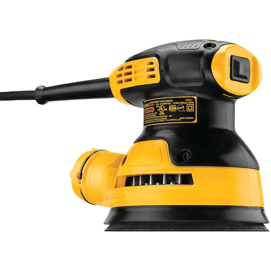 DeWalt Ponceuse orbitale aléatoire 5" à vitesse unique - Pad à boucle et crochet DWE6421