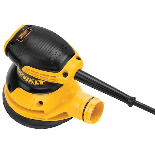 DeWalt Ponceuse orbitale aléatoire 5" à vitesse unique - Pad à boucle et crochet DWE6421