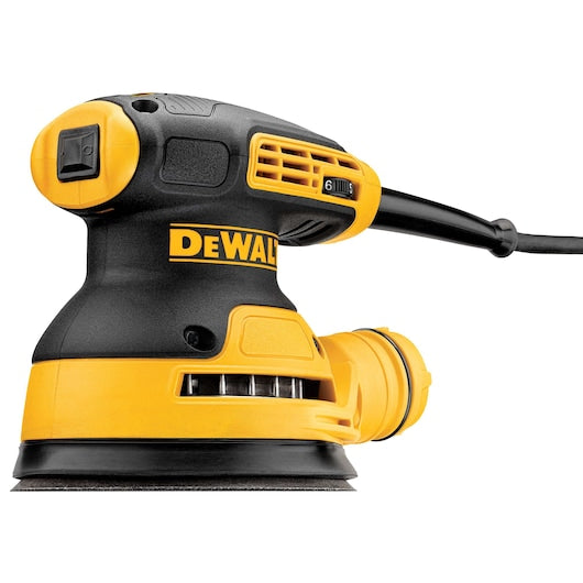 DeWalt Kit de Ponceuse Orbitale Aléatoire à Vitesse Variable 5" - Plateau à crochet et boucle DWE6423K