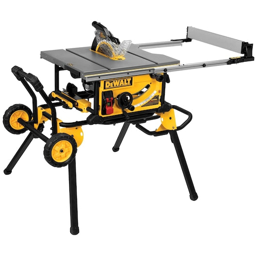DeWalt DWE7491RS Scie à table de chantier 10 po. avec support roulant DWE7491RS
