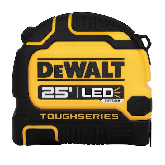 Dewalt TOUGHSERIES™ 25 FT Lighted Tape Measure DWHT35625S