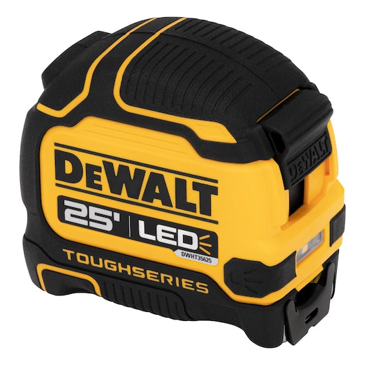 Dewalt TOUGHSERIES™ 25 FT Lighted Tape Measure DWHT35625S