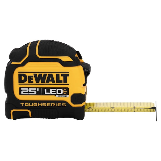 Dewalt TOUGHSERIES™ 25 FT Lighted Tape Measure DWHT35625S