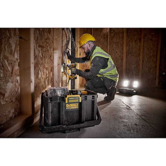 DeWalt Lampe de travail réglable TOUGHSYSTEM® 2.0 avec rangement DWST08060