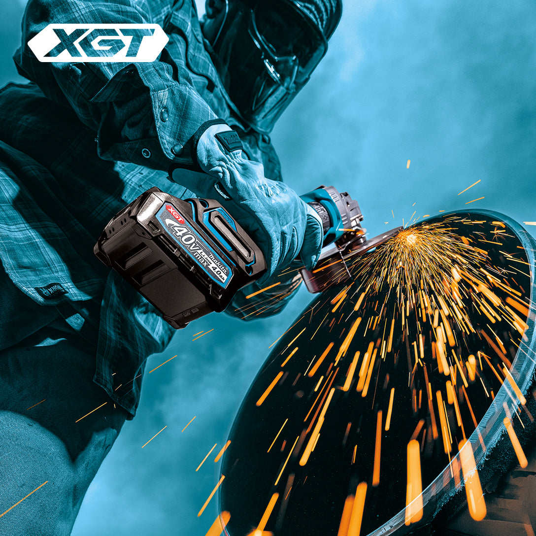 Makita 40Vmax XGT Brushless 5" Angle Grinder w/Paddle Switch, Tool Only GA050GZ