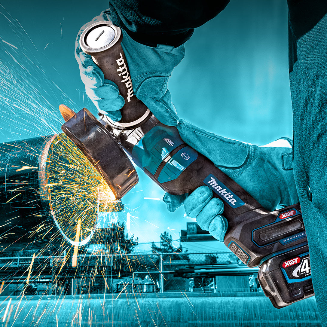 Makita 40Vmax XGT Brushless 5" Angle Grinder w/Paddle Switch, Tool Only GA050GZ