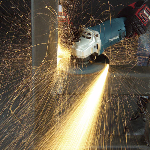 Makita 6" Angle Grinder w/SJS,Electric Brake & Trigger Switch AC/DC GA6020