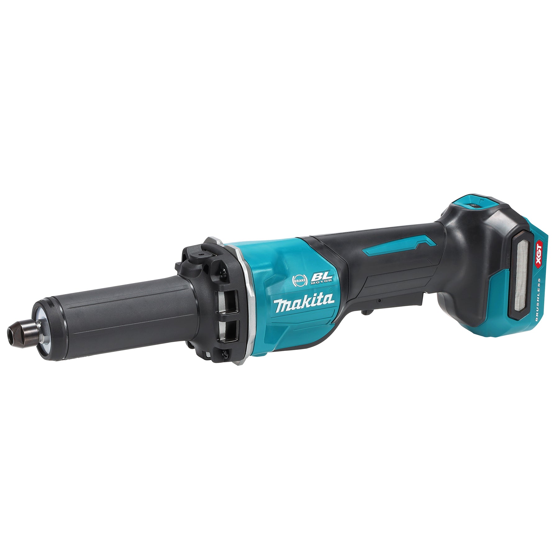 Makita Meuleuse droite 1/4" sans balais 40Vmax XGT avec interrupteur palette, outil seul GD002GZ