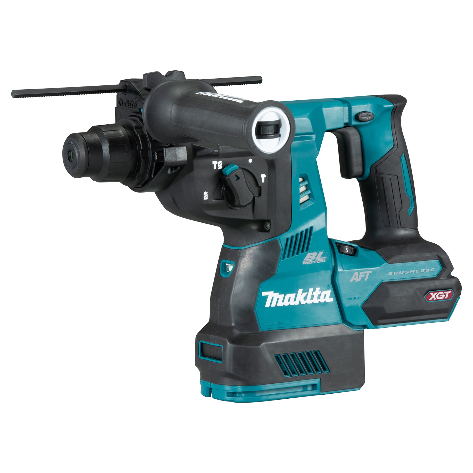 Makita Marteau perforateur sans fil SDS-PLUS XGT 40Vmax Brushless 1-1/8" avec AWS, Machine seule HR001GZ