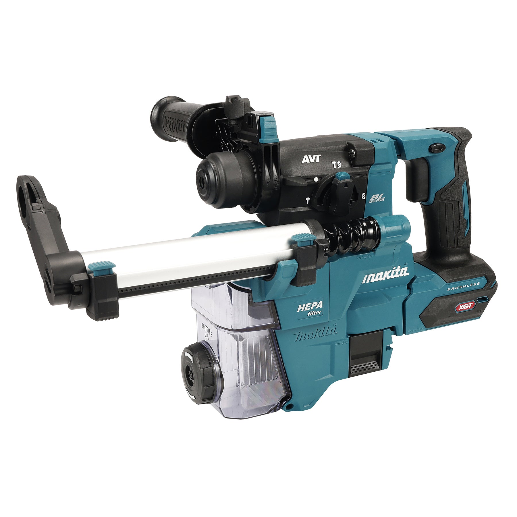 Makita Marteau perforateur compact sans fil 40Vmax XGT sans balais 13/16" SDS-PLUS, kit avec 1 batterie 2.5Ah HR010GD101