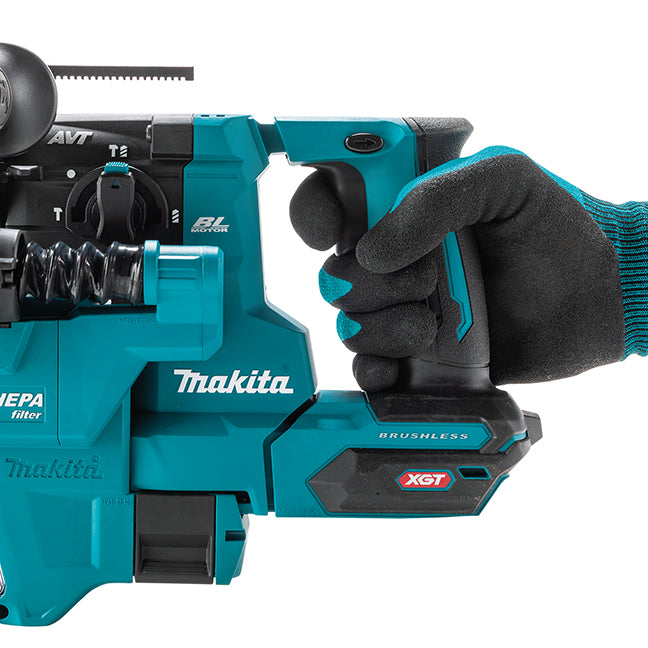 Makita Marteau perforateur compact sans fil 40Vmax XGT sans balais 13/16" SDS-PLUS, kit avec 1 batterie 2.5Ah HR010GD101