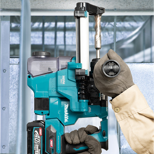 Makita Marteau perforateur compact sans fil 40Vmax XGT sans balais 13/16" SDS-PLUS, kit avec 1 batterie 2.5Ah HR010GD101