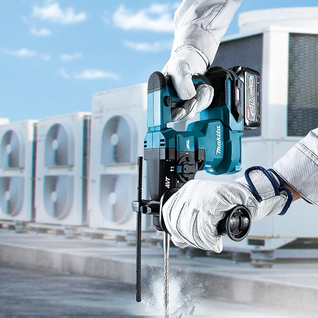 Makita 40Vmax XGT Brushless 13/16" Compact Rotary Hammer SDS-PLUS w/AWS, Tool Only HR010GZ