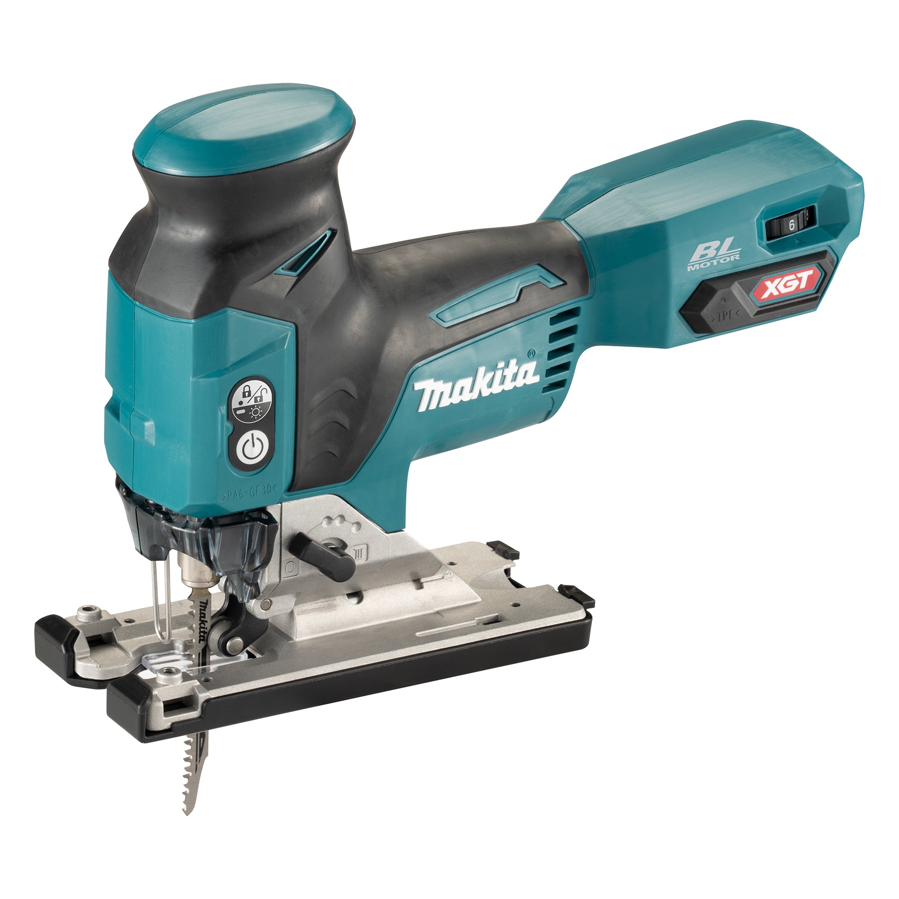 Makita 40Vmax XGT Brushless Jig Saw w/Barrel Handle, Tool Only JV001GZ