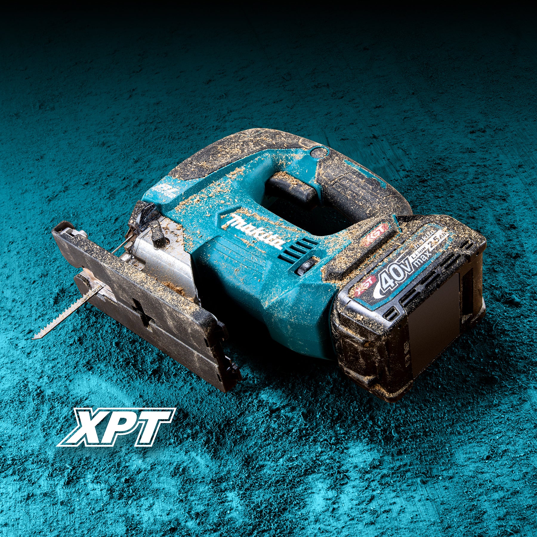 Makita Scie sauteuse sans fil 40Vmax XGT sans balais avec poignée en D, outil seul JV002GZ