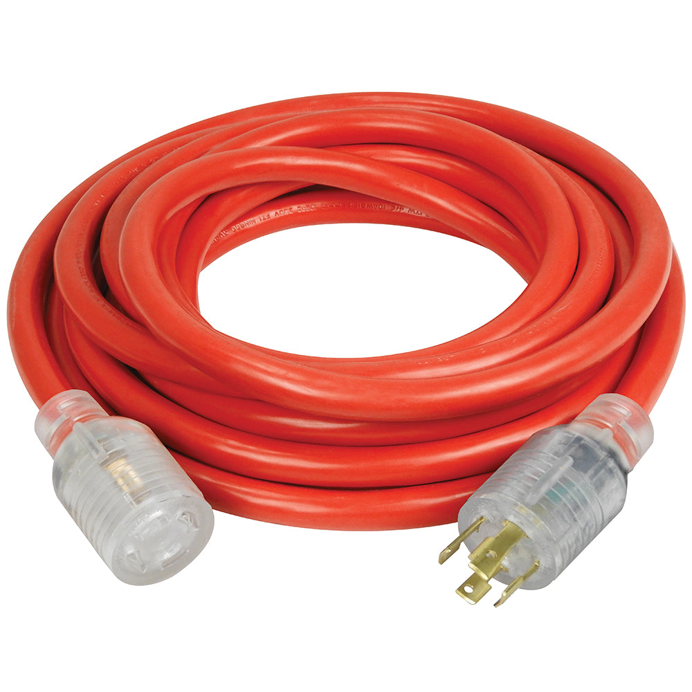 King Canada Generator Extension Cord with Quad Tap, Outdoor, 10 AWG, 30 A, 4 Outlet(s), 25'  K-L1430-25EXT