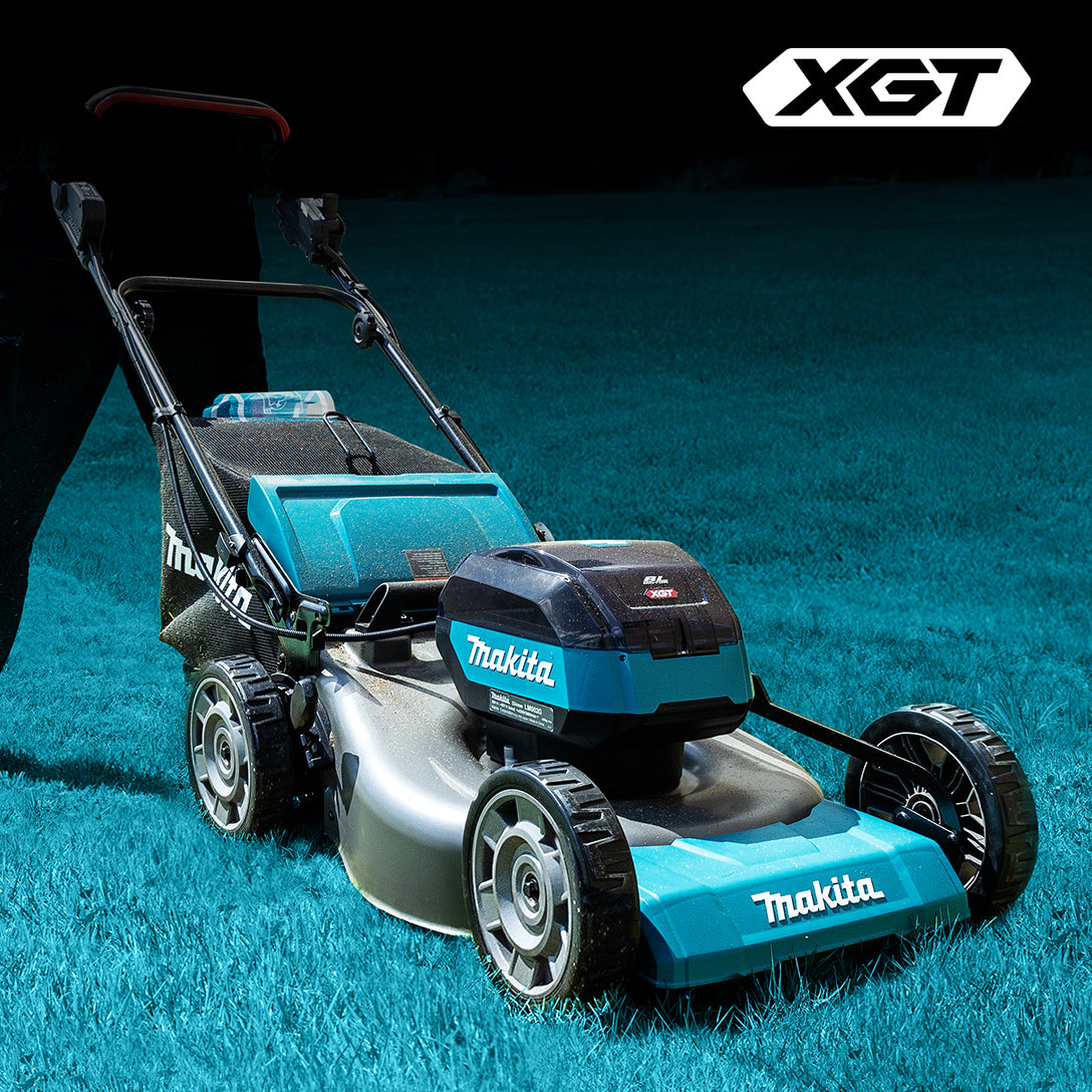 Makita Tondeuse autoportée 40Vmax XGT Brushless 21", Kit avec 2 batteries 5.0Ah LM002GT201