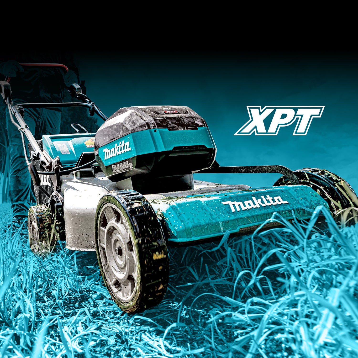 Makita Tondeuse autoportée 40Vmax XGT Brushless 21", Kit avec 2 batteries 5.0Ah LM002GT201