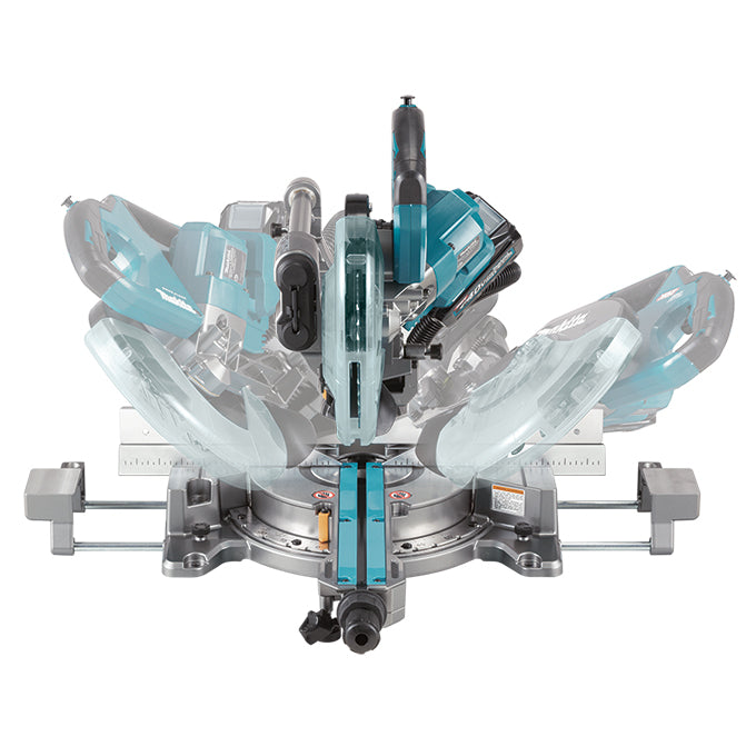 Makita 40Vmax XGT Brushless 8-1/2" Dual Compound Mitre Saw w/AWS, 4.0Ah x1Kit LS002GM102