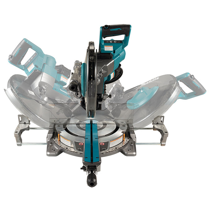 Makita Scie à onglets coulissante double 12" sans balais 40Vmax XGT avec AWS, Kit avec batterie 4.0Ah x1 LS003GM102