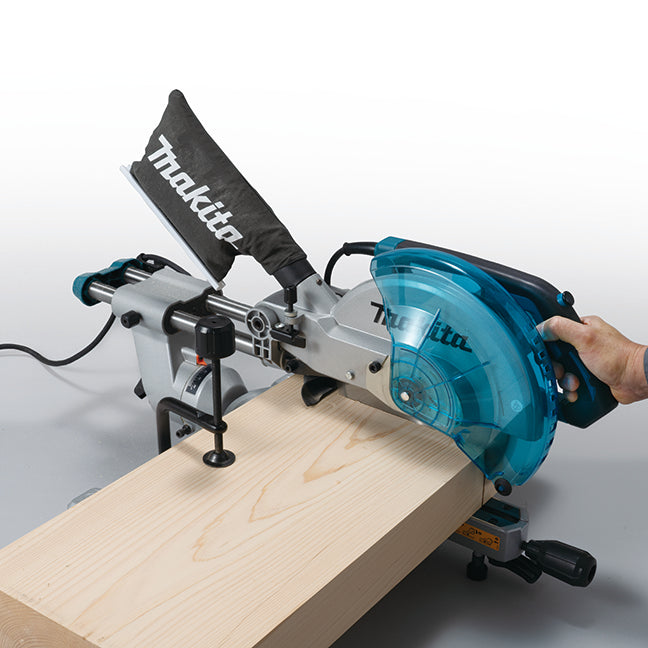 Makita Scie à onglets coulissante 10" avec guide de coupe LED LS1110F