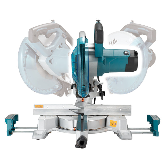 Makita Scie à onglets coulissante 10" avec guide de coupe LED LS1110F