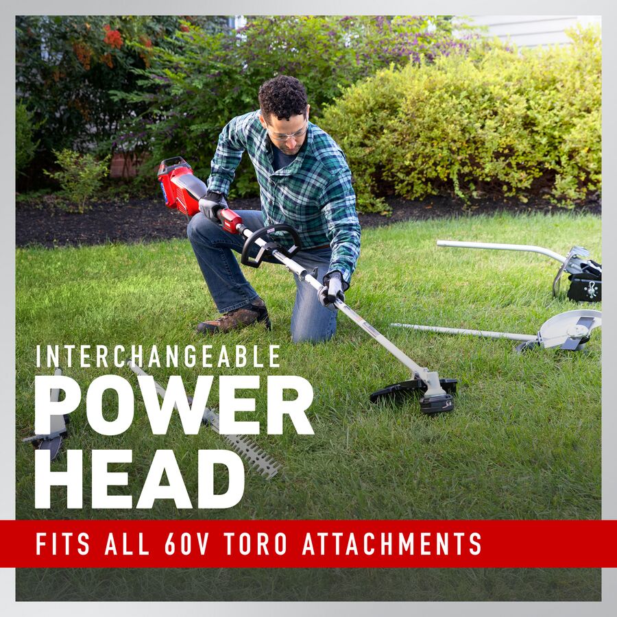 Toro Tête motrice compatible attaches 60V MAX* - Batterie non incluse 51810T