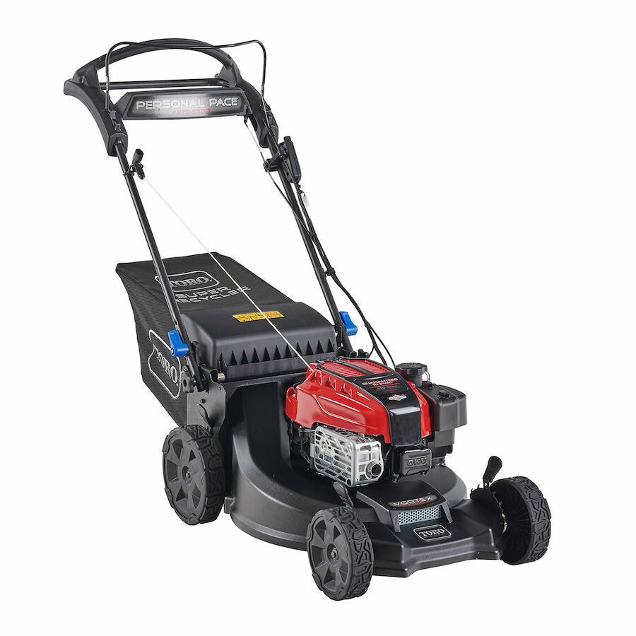 Toro Tondeuse à gazon à essence Super Recycler® 21 po (53 cm) avec démarrage électrique, système Personal Pace® et SmartStow® 21564