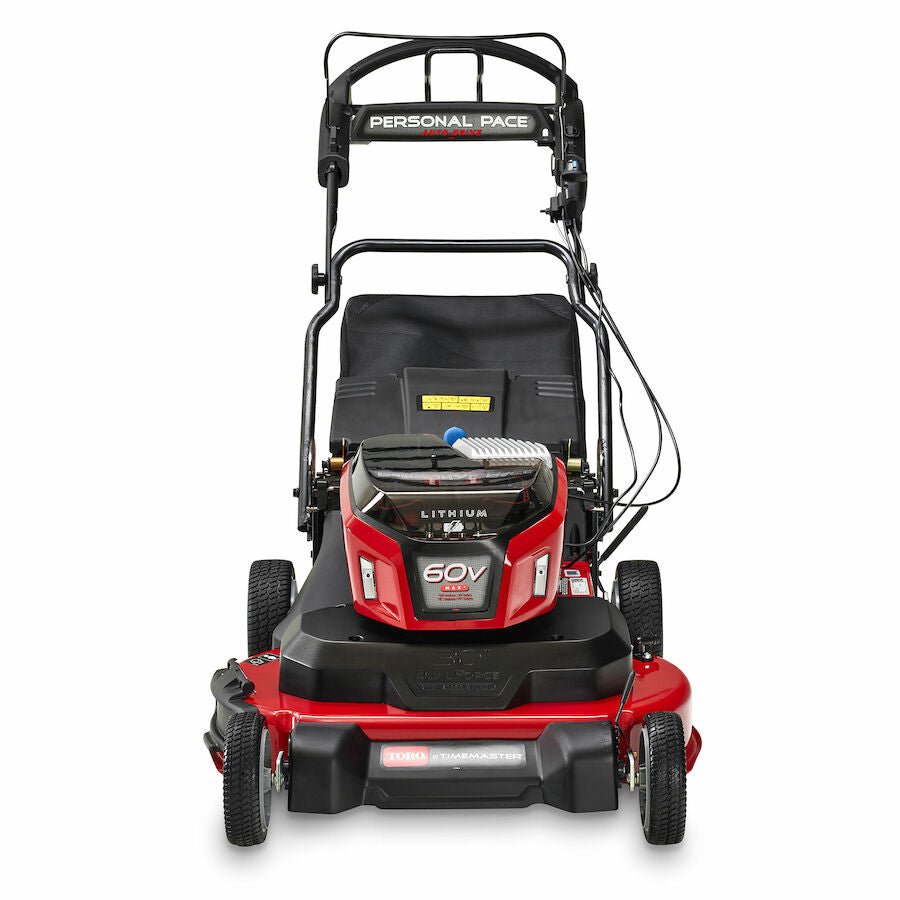Toro Tondeuse eTimeMaster® 60V MAX* 30 po (76 cm) avec système Personal Pace® - Batteries 10,0Ah + 5,0Ah + 2,5Ah incluses 21493
